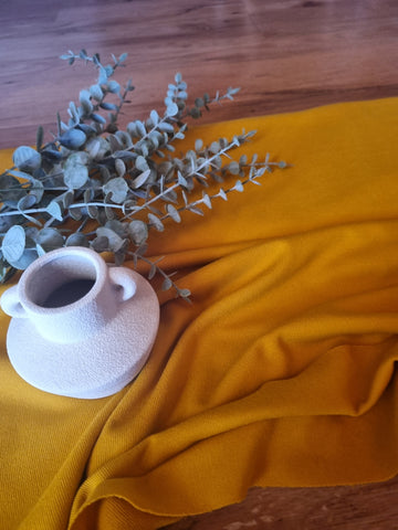 Golden Mustard Winter Knit