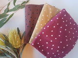 Mustard Spots (Per 1/2 metre)
