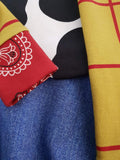 Red Bandanna. Cotton Lycra (Per 1/2 metre)