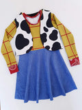 Woody check. Cotton Lycra (Per 1/2 metre)