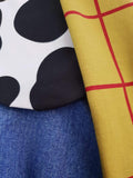 Cow Print Cotton Lycra  (Per 1/2 metre)