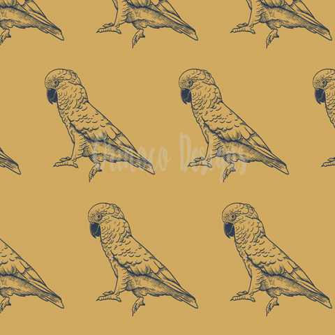 Mustard Cocky (Per 1/2 metre) PRE ORDER