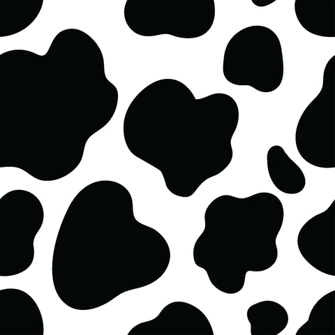 Cow Print Cotton Lycra  (Per 1/2 metre)
