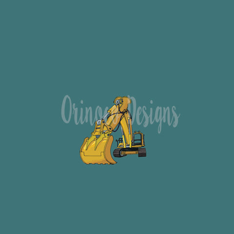 Excavator PANEL TEAL