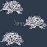 Navy Echidna (Original size) (Per 1/2 metre)