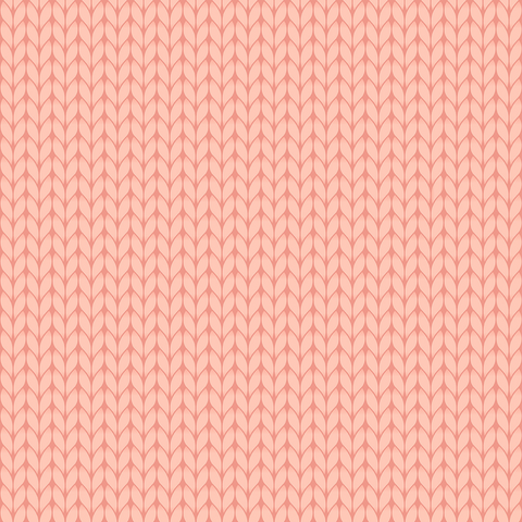 Pink Knit Purl ( Per 1/2 Metre)